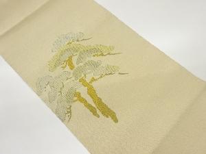 綴れ松模様織出し名古屋帯